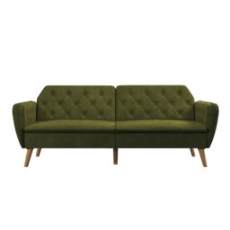 Novogratz Tallulah Velvet Clic Clac - Green - thumbnail 2