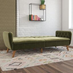 Novogratz Tallulah Velvet Clic Clac - Green