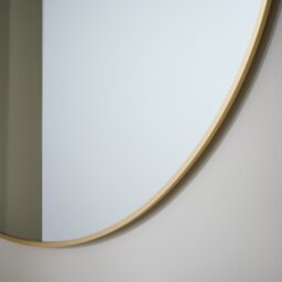 Habitat Gold Round Wall Mirror - 80x80cm - thumbnail 2