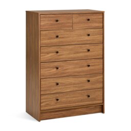 Argos Home Malibu 7 Drawer Chest - Walnut - thumbnail 2