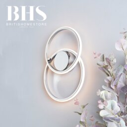 BHS Eye Metal LED Wall Light - Chrome - thumbnail 2