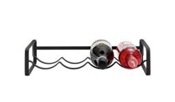 Argos Home Stacking Wine Rack - Black - thumbnail 2
