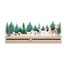 Argos Home 3D Wooden Advent Calendar Christmas Countdown - thumbnail 2