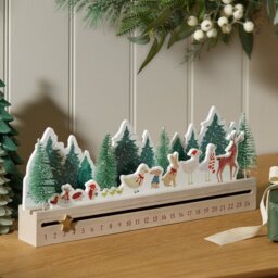 Argos Home 3D Wooden Advent Calendar Christmas Countdown - thumbnail 1
