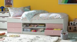 Argos Home Malibu Storage Cabin Bed and Mattress - Pink