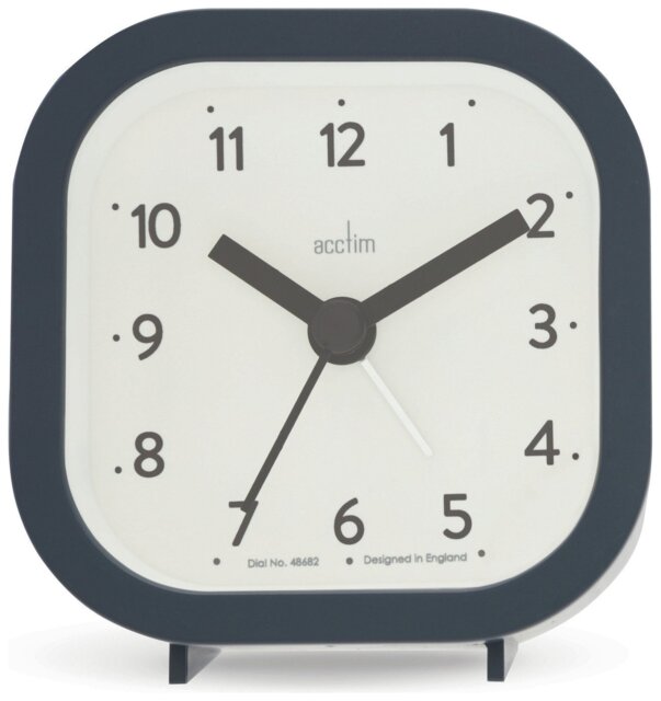 Acctim Remi Analogue Alarm Clock - Blue - image 1