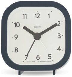 Acctim Remi Analogue Alarm Clock - Blue - thumbnail 1
