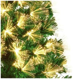 Premier Decorations 5ft Fibre Optic Starburst Christmas Tree - thumbnail 2