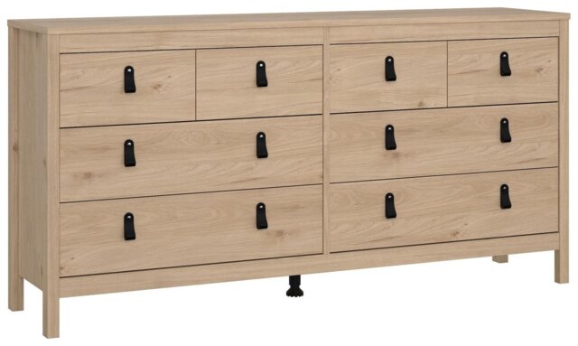 Tvilum Madrid 8 Drawer Chest - Oak - image 1