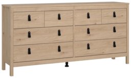 Tvilum Madrid 8 Drawer Chest - Oak - thumbnail 1