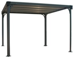 Palram Canopia Milano 3000 Gazebo - Grey - thumbnail 2