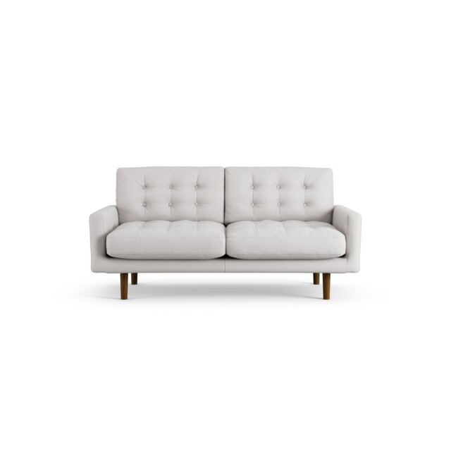 Habitat Fenner Fabric 2 Seater Sofa - Natural - Dark Leg - image 1
