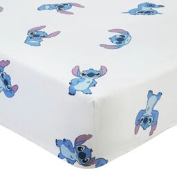 Disney Stitch Kids White Fitted Sheet - Double - thumbnail 2