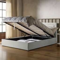 Habitat Dartford Double End Lift Ottoman Bed - Grey - thumbnail 2