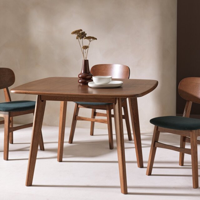 Habitat x Scion Esala Wood Veneer 4 Seater Dining Table - image 1