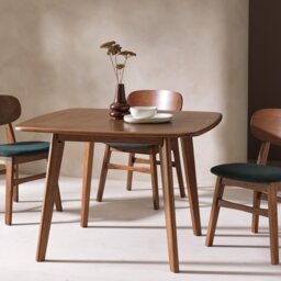 Habitat x Scion Esala Wood Veneer 4 Seater Dining Table - thumbnail 1
