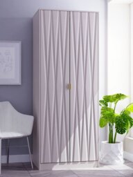 Livara Ready Assembled Orillia 3 Door Mirror Wardrobe -White