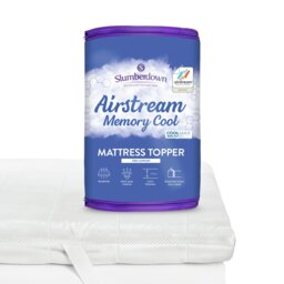 Slumberdown Airstream 4.5cm Mattress Topper - Single - thumbnail 2