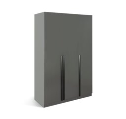 Habitat Munich 3 Door Wardrobe - Anthracite - thumbnail 1