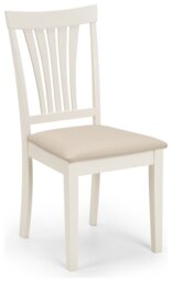 Julian Bowen Stanmore Extending Dining Table &4 Ivory Chairs - thumbnail 2