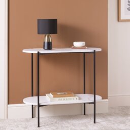 Argos Home Jules Console table - White - thumbnail 1