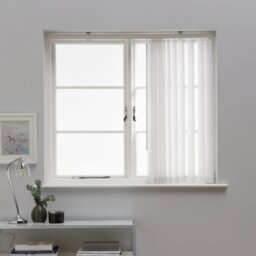 Argos Home White Vertical Blind - 90cm - thumbnail 1