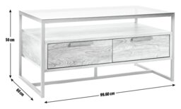 Habitat Nomad Oak Veneer Coffee Table - Natural - thumbnail 2