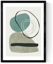 East End Prints Calo Black Frame Art Print - A3 - thumbnail 2