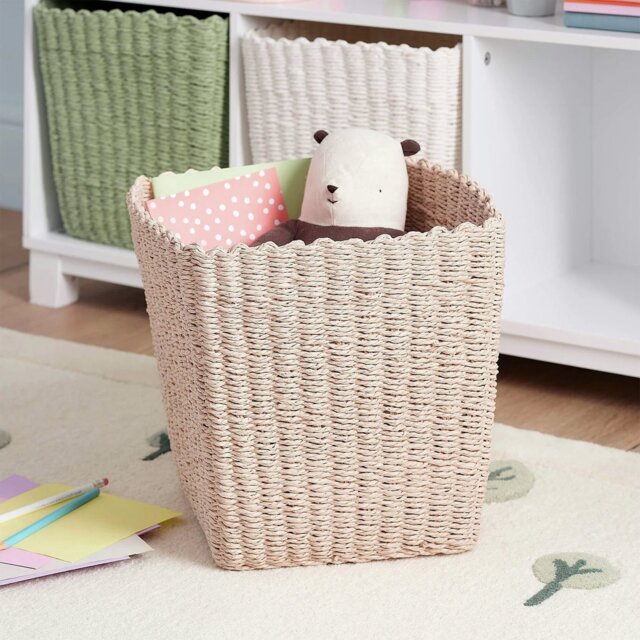 Great Little Trading Company Rope Storage Basket - Pink - image 1