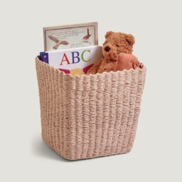 Great Little Trading Company Rope Storage Basket - Pink - thumbnail 2