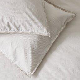 Habitat Seersucker Blanket Stitch Edge Bedding Set - Double - thumbnail 2