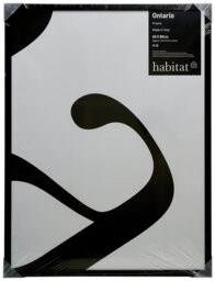 Habitat Ontario Black Wooden Picture Frame - 60 X 80cm - thumbnail 2