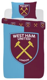 West Ham United FC Blue & Burgundy Kids Bedding Set - Single - thumbnail 2