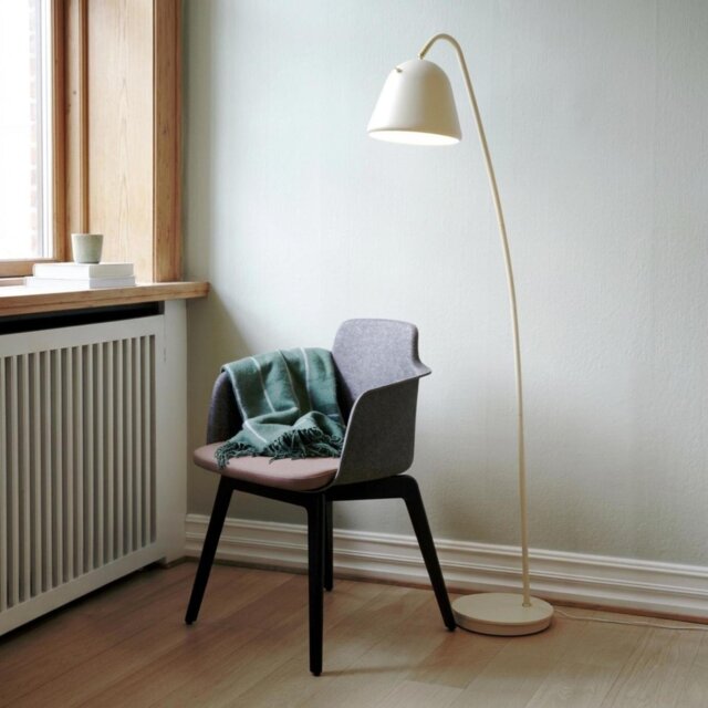Nordlux Fleur Metal Statement Floor Lamp - Beige - image 1