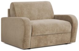 Jay-Be Deco Fabric Love Chair Sofa Bed - Stone - thumbnail 1
