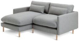 Habitat Paola Left Hand 3 Seater Chaise Sofa Set - Grey - thumbnail 1