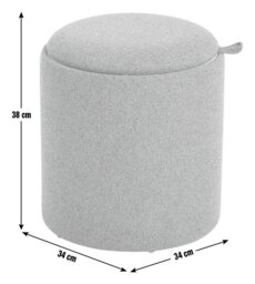 Habitat Ingo Side Table - Cream - thumbnail 2
