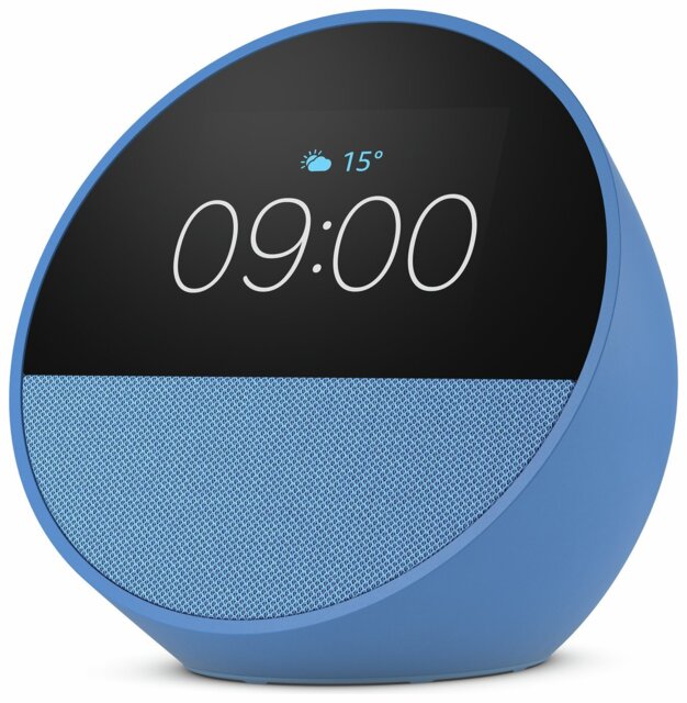 Amazon Echo Spot Smart Alarm Clock with Alexa - Blue - image 1