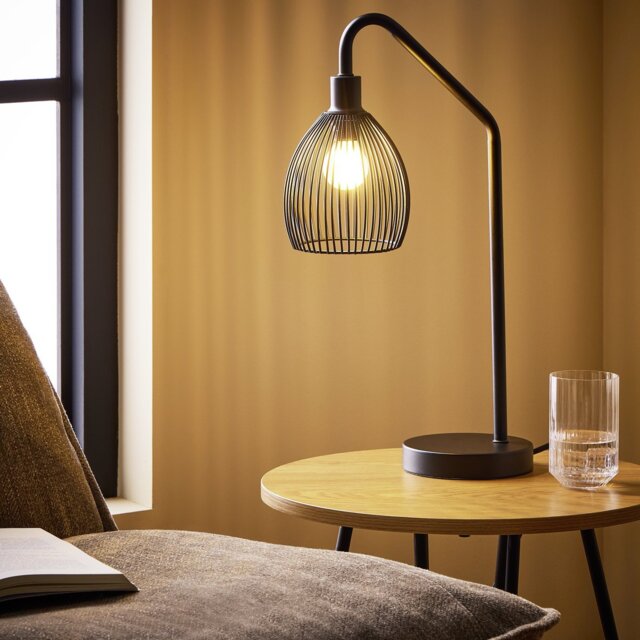 Argos Home Nyx Metal Table Lamp - Black - image 1