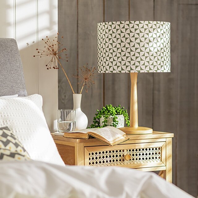 Habitat Cabin Retreat Green Easy Fit Lampshade - 30cm - image 1