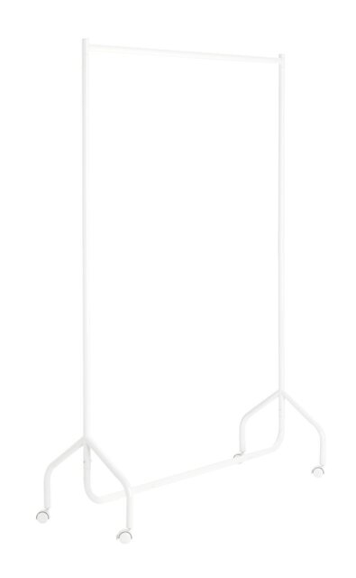 Argos Home Heavy Duty Single 4 Feet Clothes Rail- White - image 1