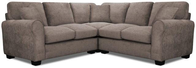 Argos Home Taylor Fabric Corner Sofa - Mink - image 1