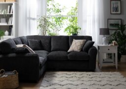 Argos Home Taylor Fabric Corner Sofa - Mink - thumbnail 2