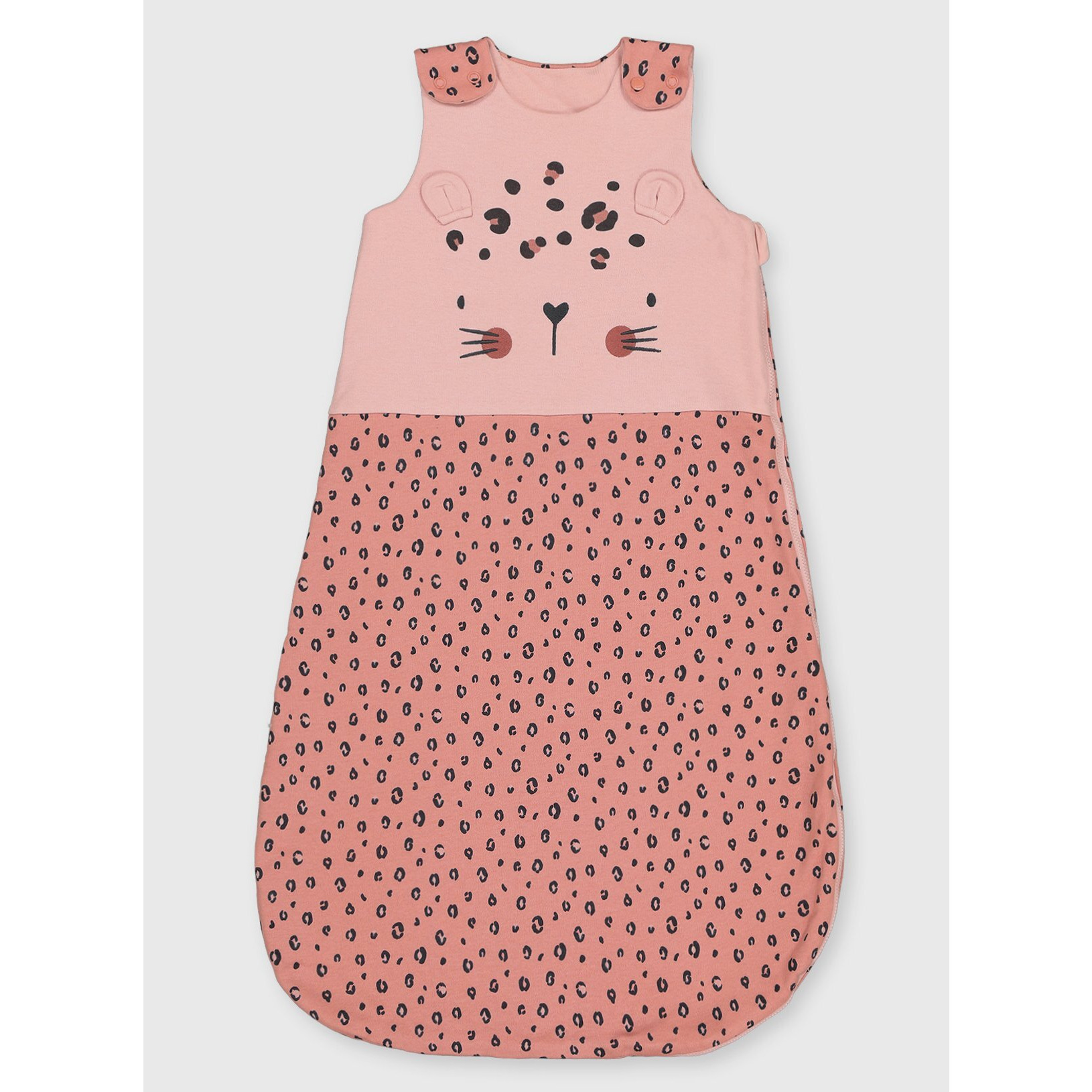 Pink Leopard Sleeping Bag 1.5 Tog - 0-6 Months - image 1