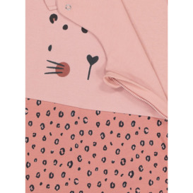 Pink Leopard Sleeping Bag 1.5 Tog - 0-6 Months - thumbnail 2