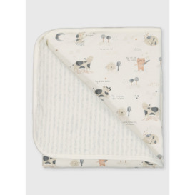 Cream Hey Diddle Reversible Blanket - One Size