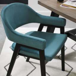 Highgate Peppercorn Armchair, Blue - thumbnail 2