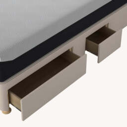 TEMPUR® Suffolk Divan with Drawers, King / Natural - thumbnail 3