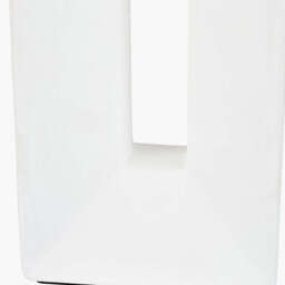 White Tall Block Table Lamp - thumbnail 6