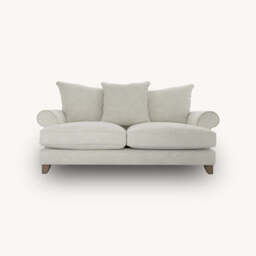 Columbine 2.5 Seater Sofa, Pillowback / Natural